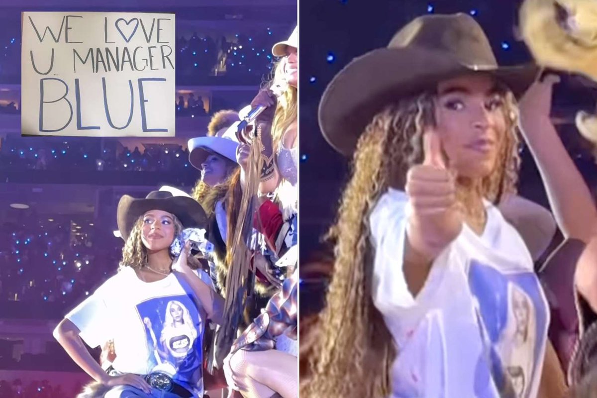 Blue Ivy Steals Spotlight Courtside Twin Energy with Beyoncé Vibe ...